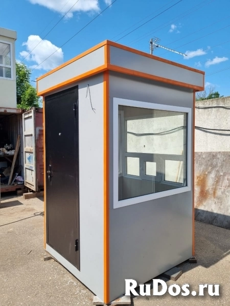 Будка охраны 1,5х1,5х2,5м, металлическая, изготовление изображение 3