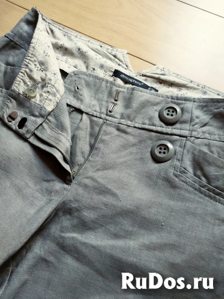 Брюки льняные женские Atmosphere. Размер на RUS 42 изображение 5