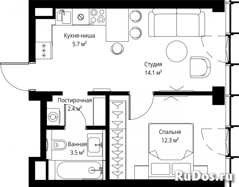 Продам 1 комнатную квартиру 38 м2 фотка