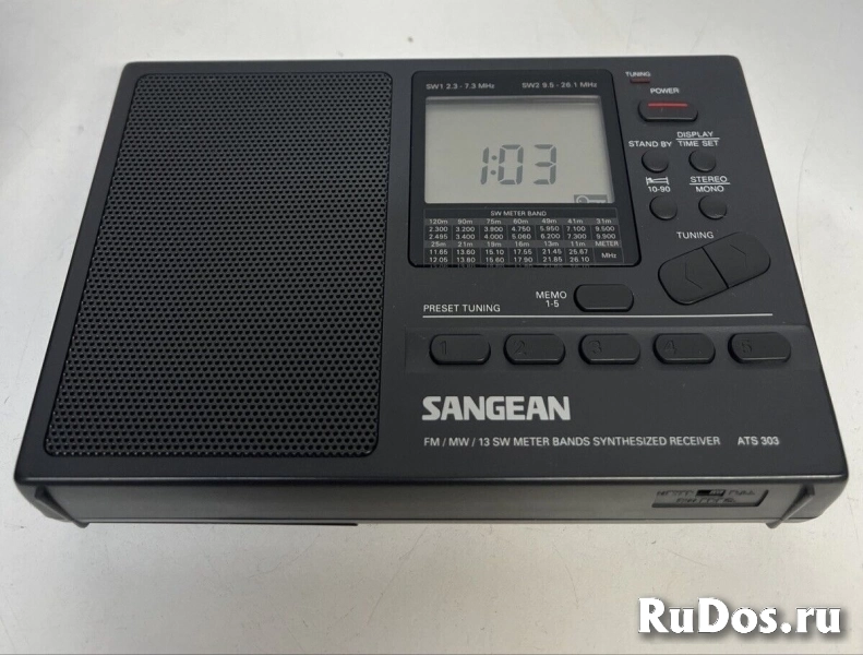 Синтезированный приемник SANGEAN ATS-303 (FM Stereo,MW,13 SW) изображение 4