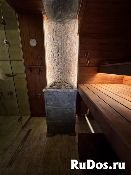 Русская баня с теплым бассейном, беседкой и мангалом в центре Сириуса изображение 3