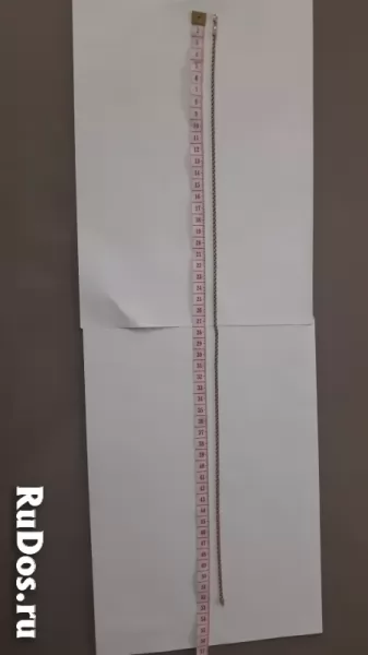 Золотая цепь в комплекте с крестом изображение 7