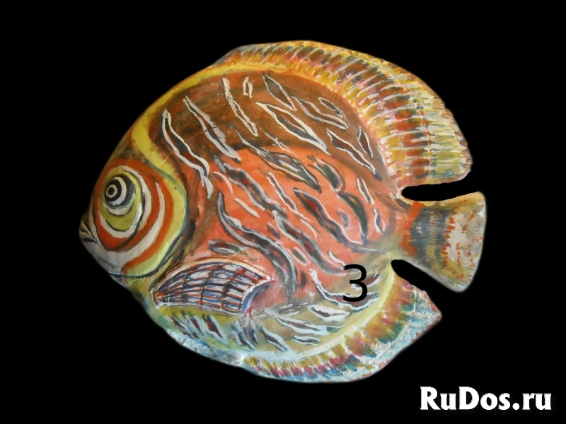 барельеф «Абстрактные рыбки» изображение 9