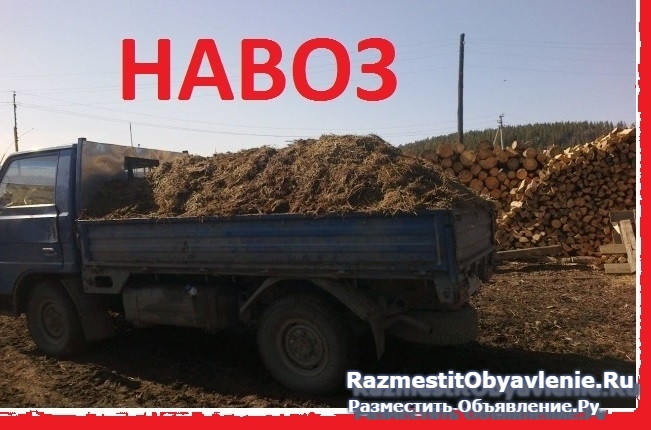 перегной навоз коровий конский с доставкой фотка