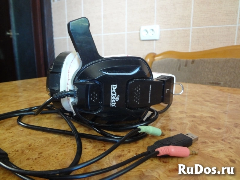 Наушники игровые DeTech для ПК фотка