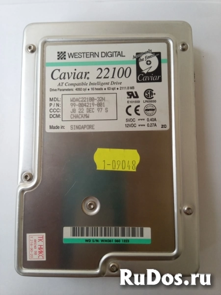 WD Caviar 22100 жесткий диск недорого продам, торг. изображение 3