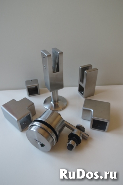 Нержавеющая фурнитура для сантехкабин из стекла изображение 5