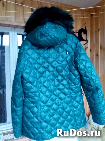 Куртка женская-пуховик бу в отличном состоянии изображение 3