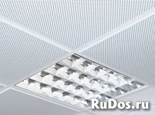 Кассетный и реечный потолок, потолочные плиты типа Armstrong фотка