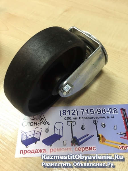 Колесо поворотные фенольное, термостойкое до +250г изображение 3