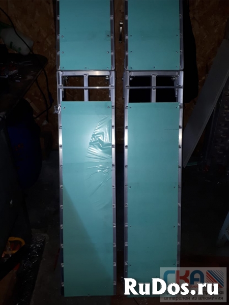 Сходни алюминиевые "СТАНДАРТ + ПЛАСТИК" фото