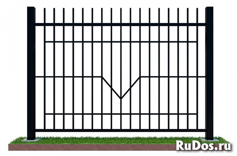 Металлические заборы (ограждения) от производителя фото
