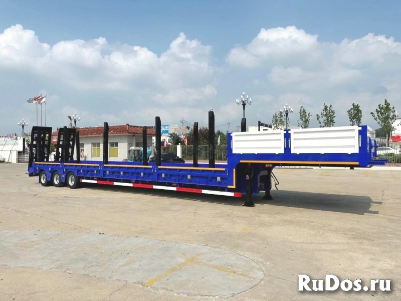 Полуприцеп-тяжеловоз (трал) низкорамный, 60тонн, 3 оси TONGYADA изображение 3