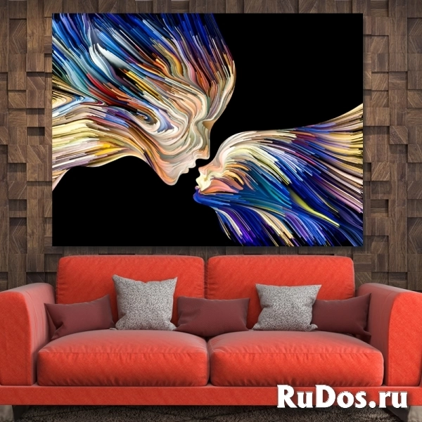 Картины портреты печать на холсте по фото изображение 5