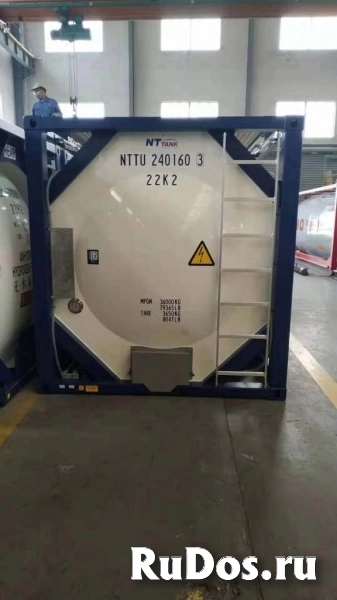 Танк-контейнер тип Т11 объём 24м3 для перевозки щелочных элементов, новый. фотка