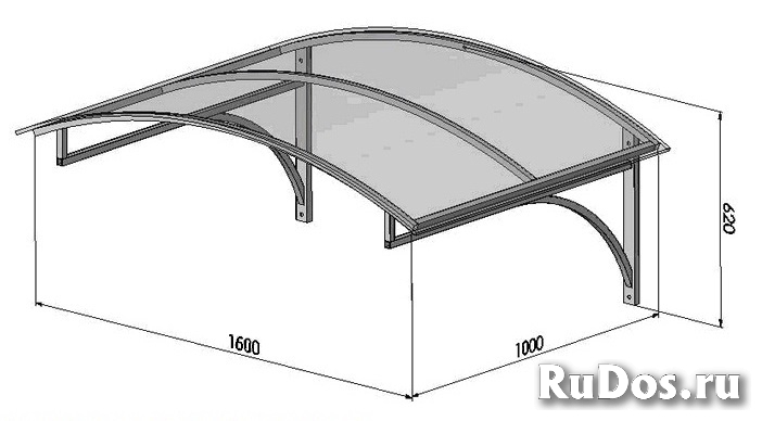 Козырек "Эконом" под заказ изображение 6