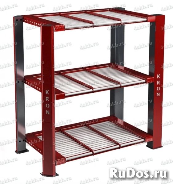 Роликовый стеллаж для хранения до 9 АКБ фото