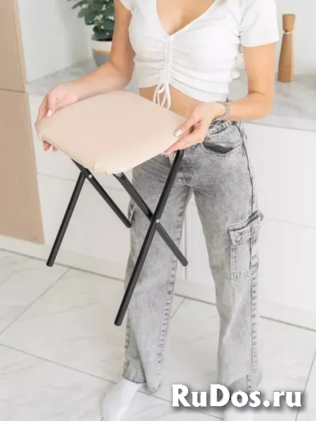 Табурет для кухни складной мягкий 4 шт Grandom изображение 5