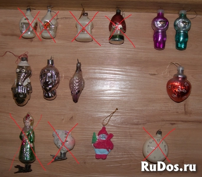 Ёлочные игрушки эпоха СССР винтаж фотка