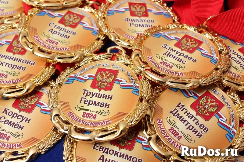 Медали для детских садов школ спорта и творчества изображение 3