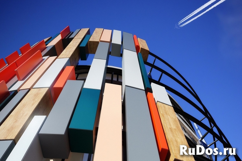 Фасадный слоистый пластик для наружной отделки, фасадные панели изображение 6