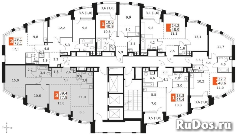 Продам 3 комнатную квартиру 77.9 м2 изображение 4