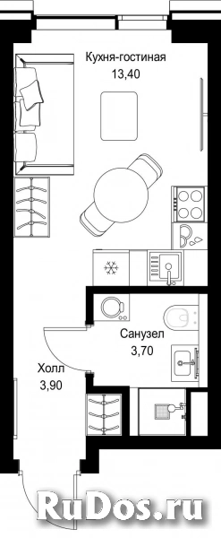 Продам 1 комнатную квартиру 21 м2 фотка