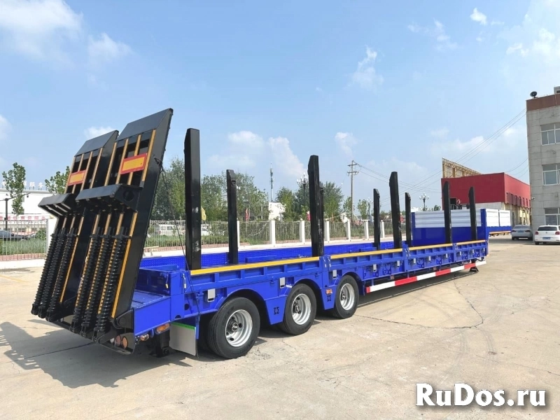 Полуприцеп-тяжеловоз (трал) низкорамный, 60тонн, 3 оси TONGYADA изображение 6