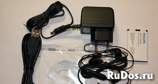 Новый Philips Xenium X550 Black (Ростест,комплект) изображение 7