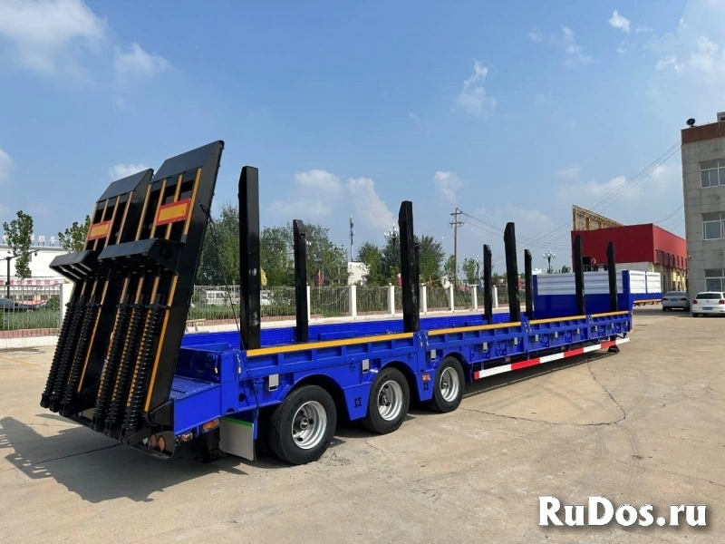 Полуприцеп-тяжеловоз (трал) низкорамный, 60тонн, 3 оси TONGYADA изображение 5