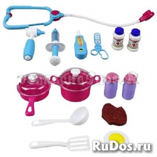 Врач \ Повар игровой набор  Моя профессия 2 в 1 изображение 4