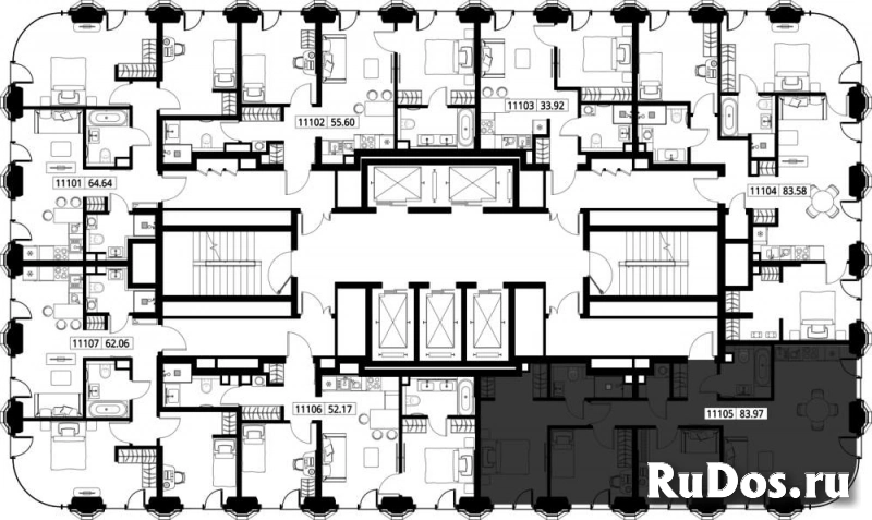Продам 3 комнатную квартиру 83.97 м2 изображение 3