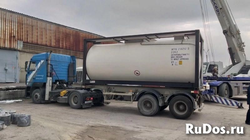 Танк-контейнер тип Т11 объём 18м3 для перевозки компонентов эмульсионных взрывчатых веществ, новый. изображение 5