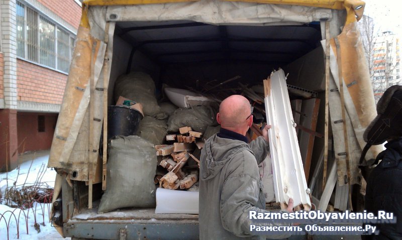 Вывоз мусора, мебели на свалку Газелью изображение 5