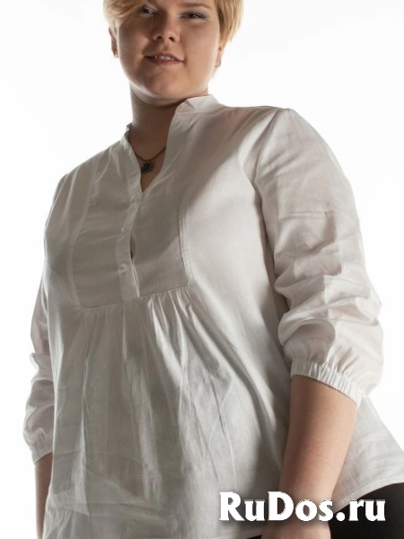 "Макошь- эко одежда" Блузка летняя нарядная хлопок фото