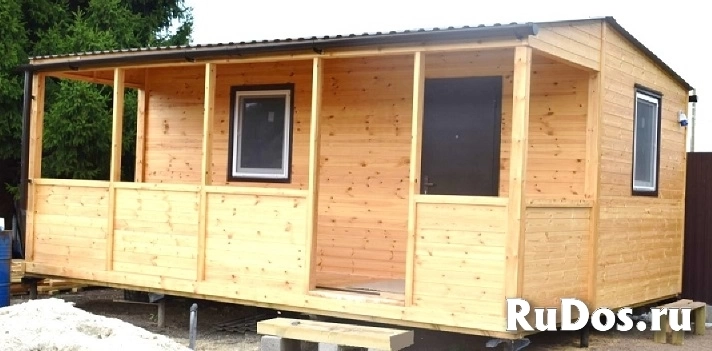Модульный дачный дом 6 х 4,8 с террасой. изображение 9