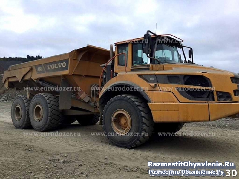 Сочлененный самосвал VOLVO 35, 2015 г, 9300 м/ч, и изображение 3