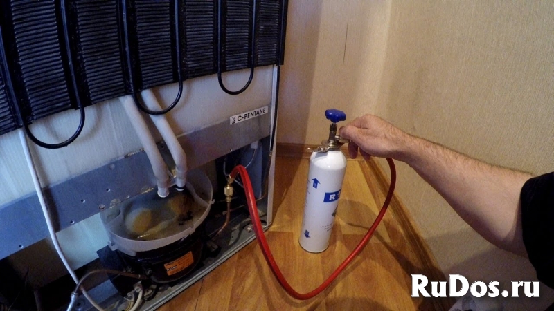 Заправка холодильника фреоном фото