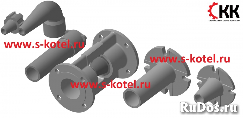 Сопла, эжектора возврата уноса паровых котлов фото