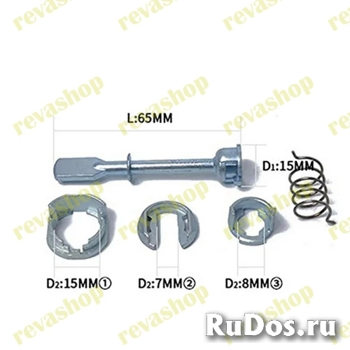 Ремкомплект личинки замка двери Volkswagen Polo Caddy изображение 3