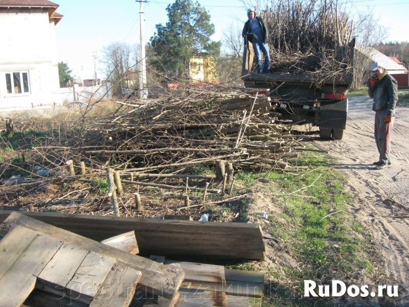 уборка участков, демонтаж строений, земляные работы, вывоз мусора фотка