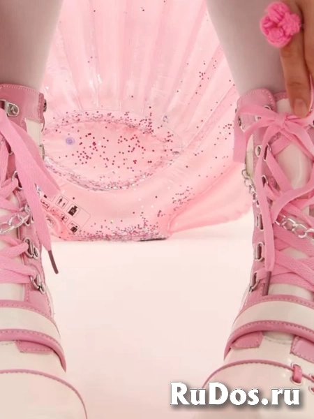 Массивные ботинки на высокой платформе y2k изображение 6