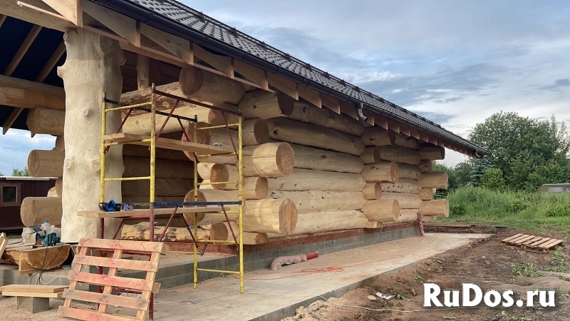 Шлифовка, покраска деревянных домов изображение 4