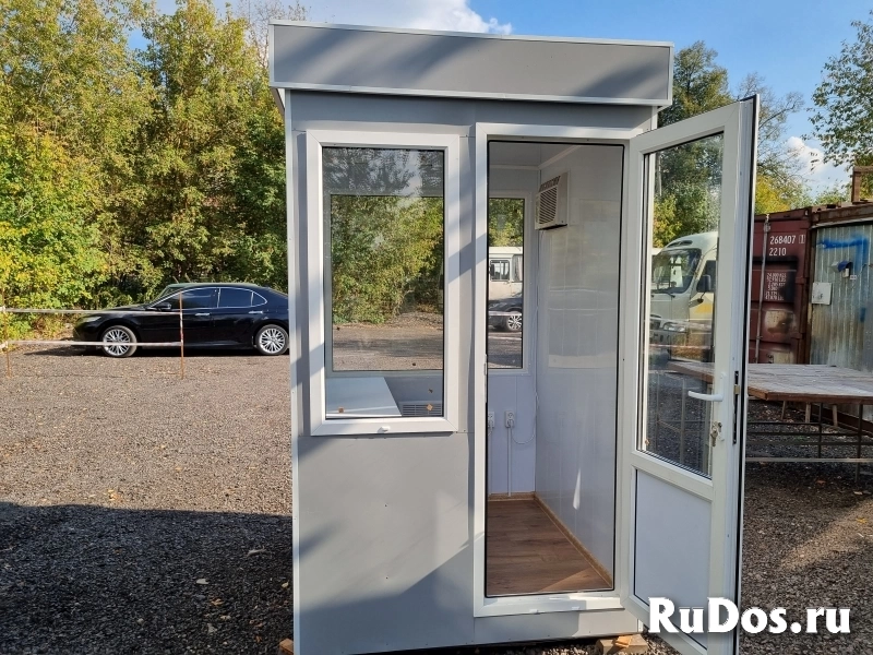 Пост охраны 1,5х1,5х2,5м, электрика, изготовление фотка
