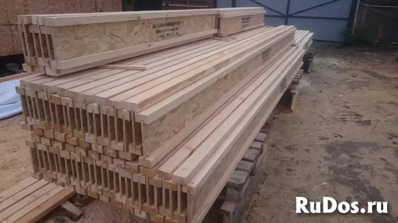 Деревянные двутавровые балки для перекрытий изображение 5