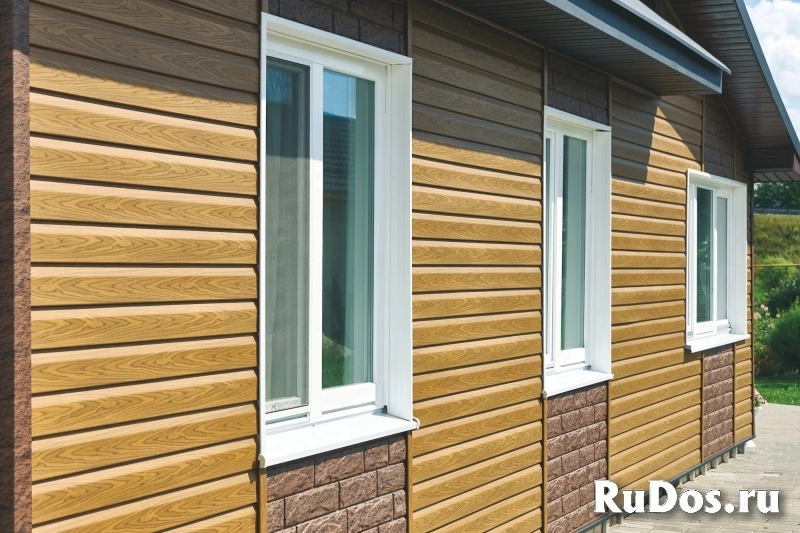 Сайдинг Корабельный брус под дерево фото