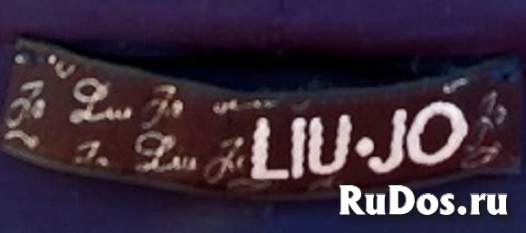 Платье -туника LIU JO , цвет тёмно - синий , размер 44-46 , с поясом .Воротник хомут. изображение 4