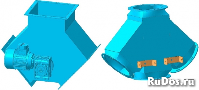 Клапан перекидной электрический, клапан перекидной ручной фото