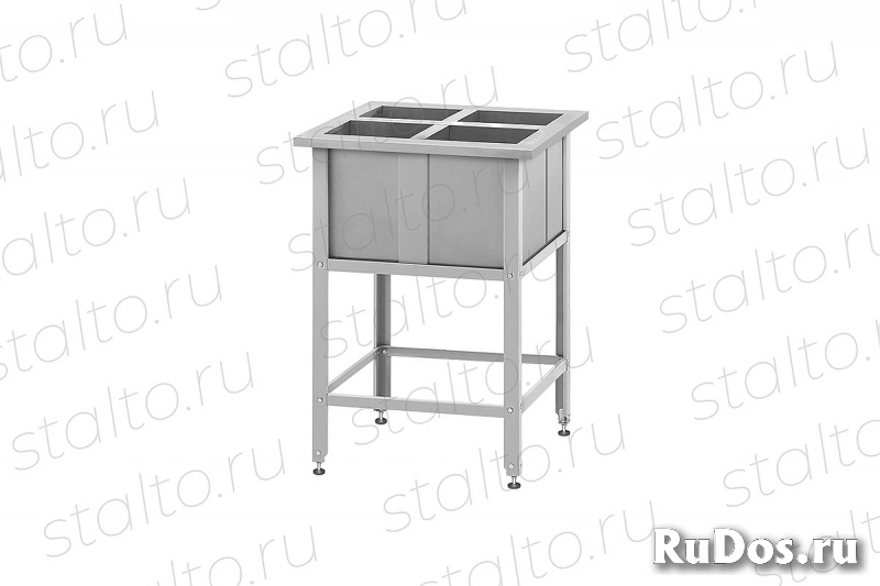 Ванна моечная (сварная, цельнотянутая) изображение 8