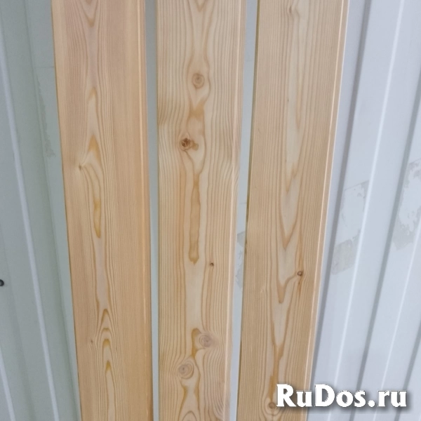 Планкен скошенный, вагонка из лиственницы изображение 3
